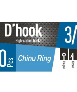 DAIWA Hameçon Simple D'Hook Chinu Ring