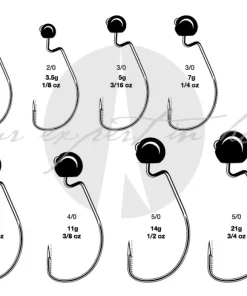 VMC Hameçons Carnassier^Hameçon simple Mystic rugby jig