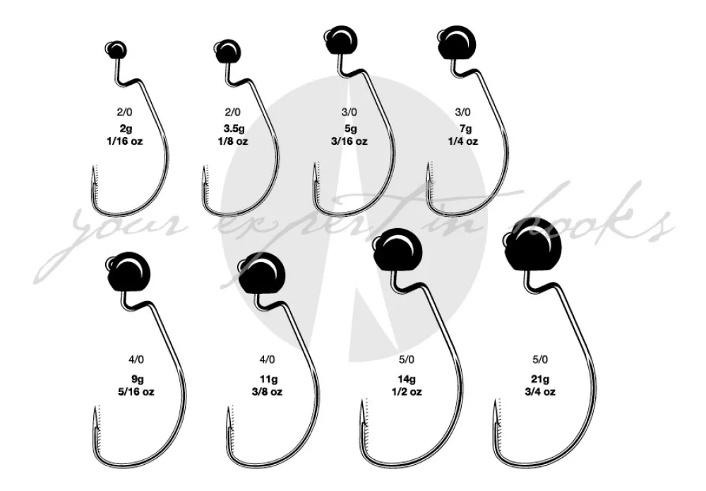 VMC Hameçons Carnassier^Hameçon simple Mystic rugby jig