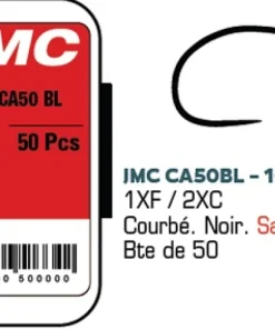 JMC & MOUCHES DE CHARETTE Hameçons JMC CA50BL - Boîte de 50
