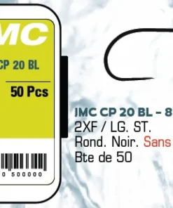 JMC & MOUCHES DE CHARETTE Hameçons JMC CP20BL - Boite de 50