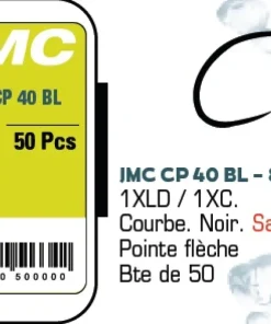 JMC & MOUCHES DE CHARETTE Hameçon Mouche^Hameçons JMC CP40BL - Boite de 50