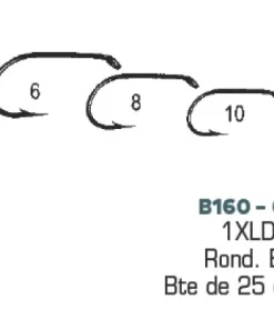 KAMASAN Hameçon Mouche^Hameçons B160 - Boite de 1000