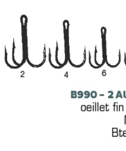 KAMASAN Hameçons B990 - Boite de 10