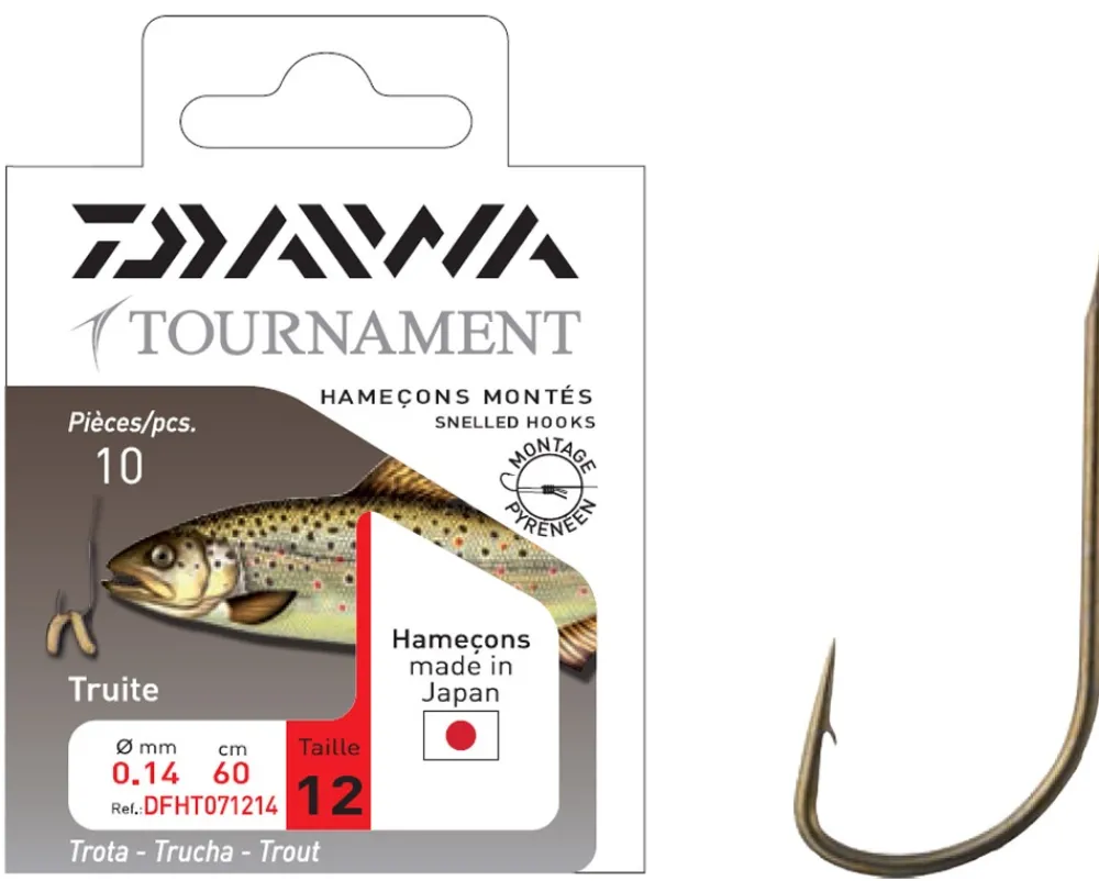 DAIWA Hameçons / Lignes Montées^Hameçons montés Spécial truite