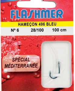 FLASHMER Hameçons Montés Mediterrannée 100 cm