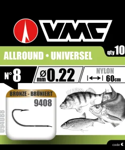VMC Hameçons montés 9408BZ Allround Universel