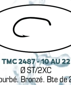 TIEMCO Hameçon Mouche^Hameçons mouche TMC 2487