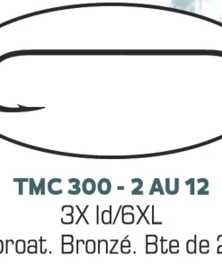 TIEMCO Hameçons mouche TMC 300