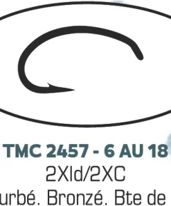 TIEMCO Hameçons mouche TMC 2457