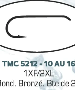 TIEMCO Hameçons mouche TMC 5212