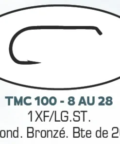 TIEMCO Hameçon Mouche^Hameçons mouche TMC 100