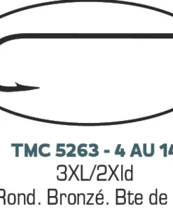 TIEMCO Hameçon Mouche^Hameçons mouche TMC 5263