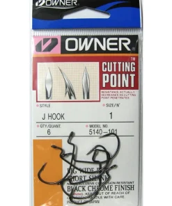 OWNER Hameçons Texan 5140 "J" Hook| Hameçons Carnassier