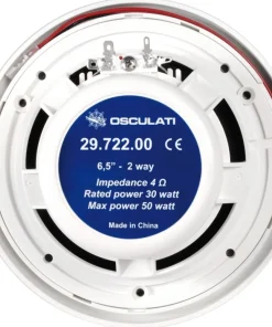 OSCULATI Haut-Parleurs 6,5" - Blanc