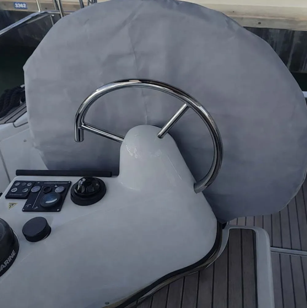TIKI FACTORY Volants Bateau|Bimini Et Taud Bateau^Housse barre a roue 98 cm