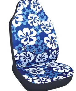 SURF PISTOLS Housse de siège Surfpistols pour voiture Hibiscus Bleu