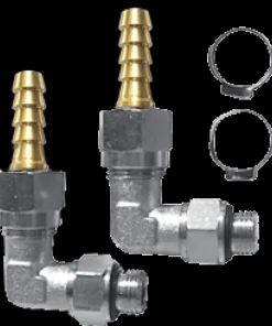 LECOMBLE&SCHMITT Jeu de raccords coudés - tuyau souple - pompe - 1/8 BSPP - Ø6mm Lecomble et Schmidt