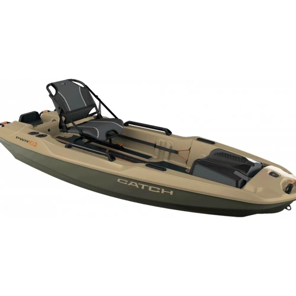 PELICAN SPORT Kayak De Pêche Rigide Et Pack^Kayak de pêche Pelican Catch PWR 100 Khaki