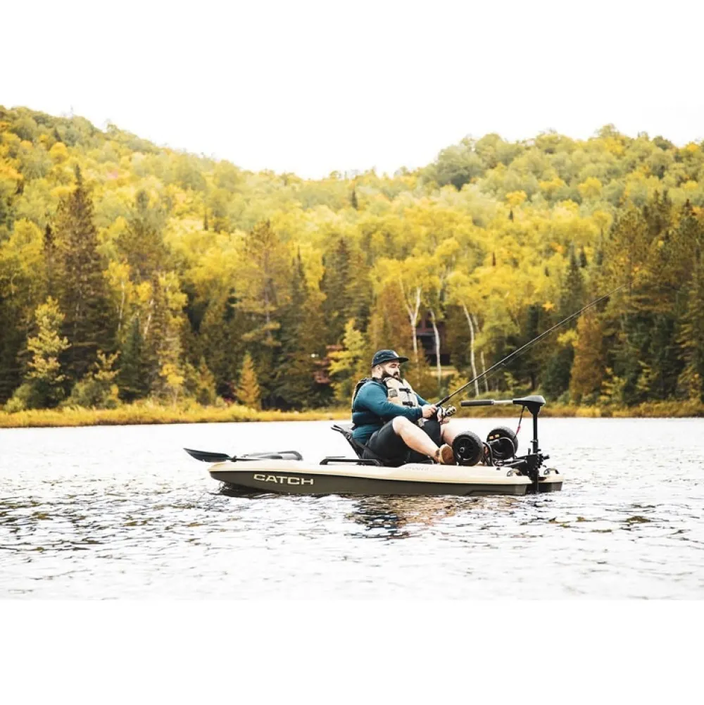PELICAN SPORT Kayak De Pêche Rigide Et Pack^Kayak de pêche Pelican Catch PWR 100 Khaki
