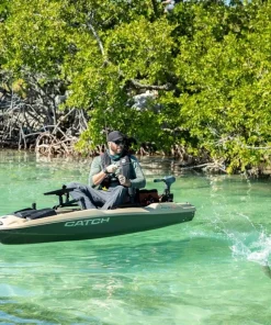 PELICAN SPORT Kayak De Pêche Rigide Et Pack^Kayak de pêche Pelican Catch PWR 100 Khaki