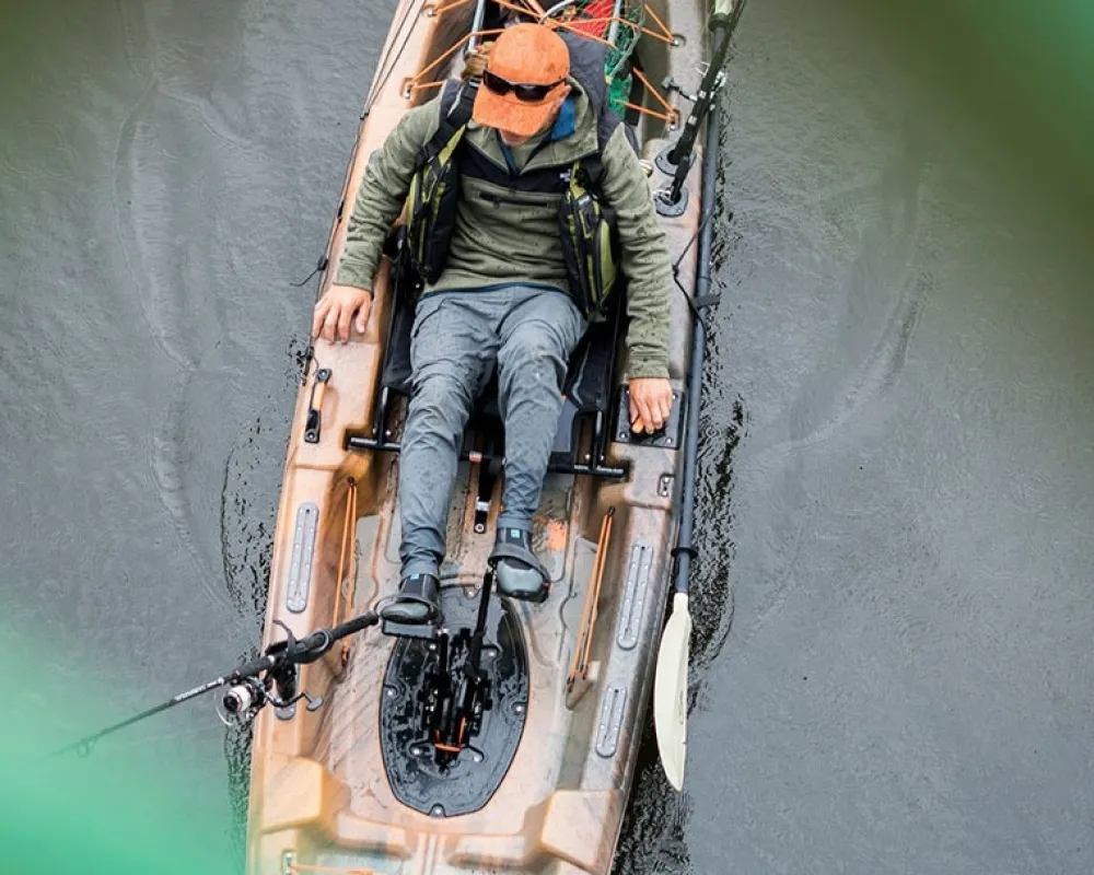PELICAN SPORT Kayak De Peche À Pédale|Kayak De Pêche Rigide Et Pack^Kayak de pêche Pelican The Catch 130 Hydrive II