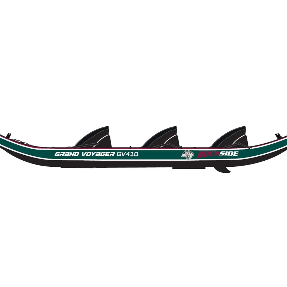 ROCKSIDE Kayak Gonflable Et Pack^Kayak gonflable 3 places Grand Voyager