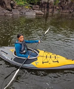ADVANCED ELEMENTS Kayak Gonflable Et Pack^Kayak Gonflable Advanced Frame Elite Orange/Gris