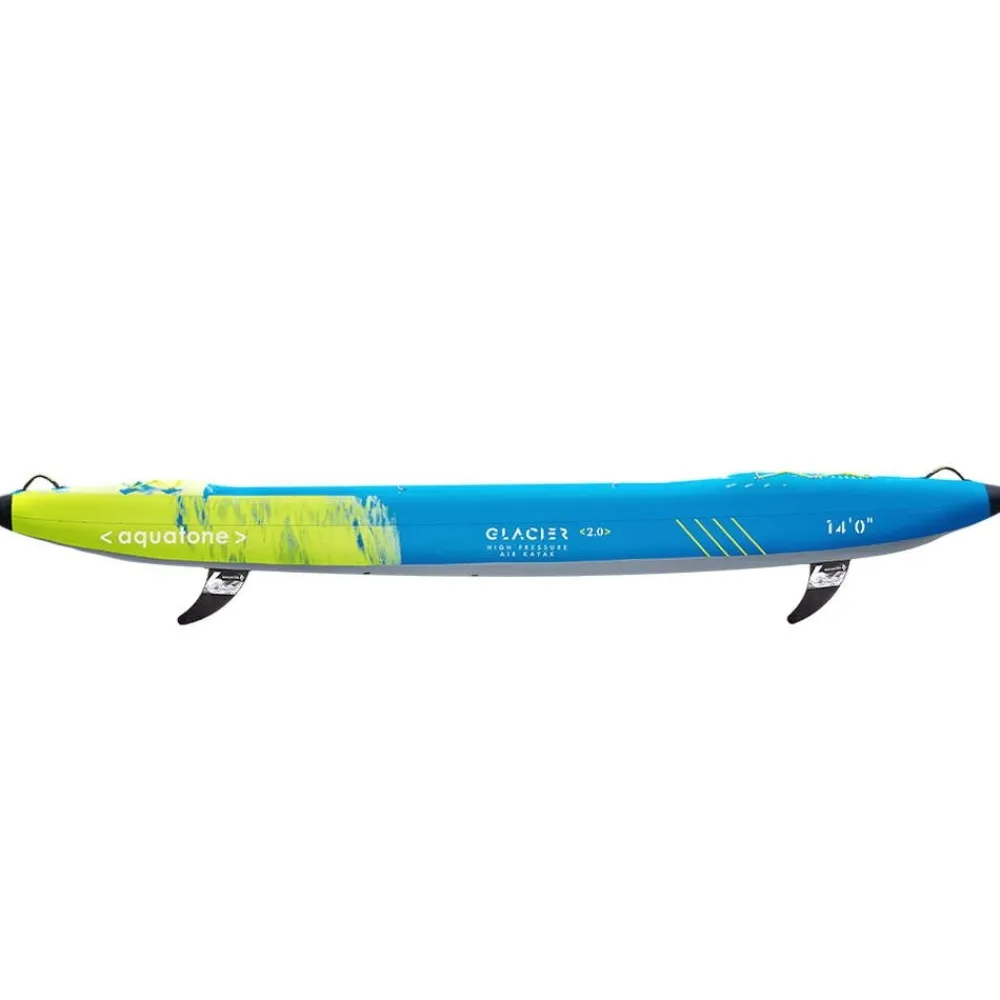 AQUATONE Kayak Gonflable Et Pack^Kayak gonflable Glacier 14'0 2P