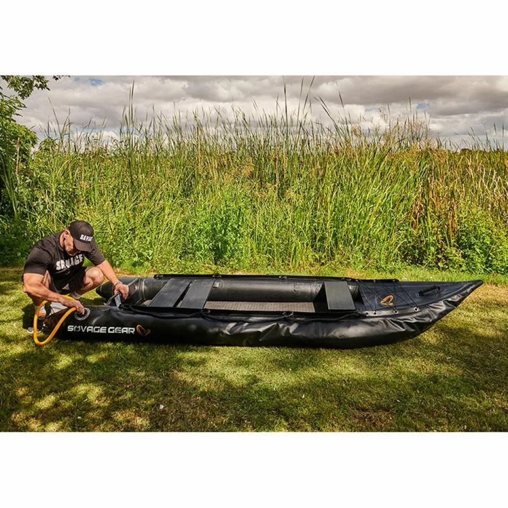 SAVAGE GEAR Float Tube|Kayak De Pêche Gonflable Et Packs^Kayak gonflable de pêche Kayak E-RIDER 330 carbon optix kayak