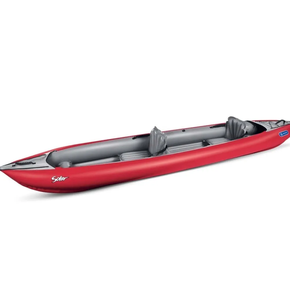 GUMOTEX Kayak Gonflable Et Pack^Kayak gonflable Solar 019 Rouge | 3 places