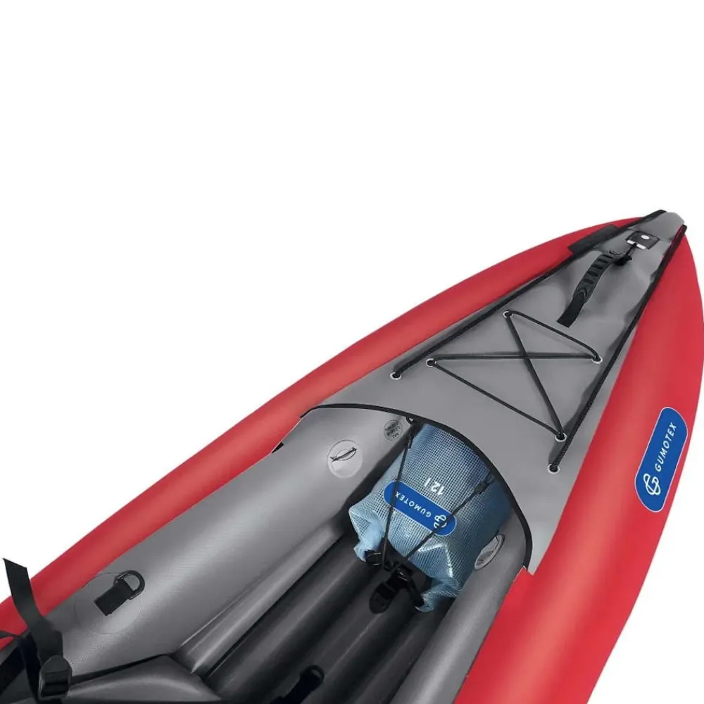 GUMOTEX Kayak Gonflable Et Pack^Kayak gonflable Solar 019 Rouge | 3 places
