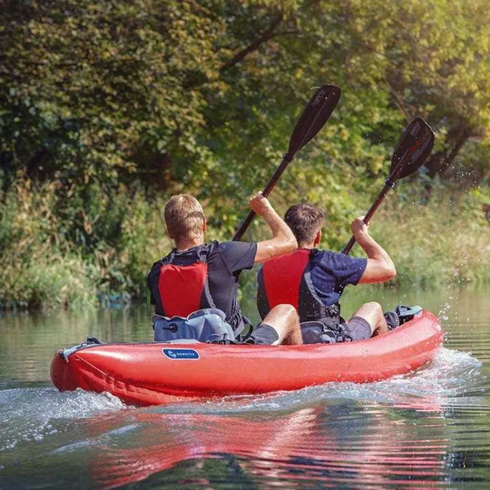 GUMOTEX Kayak Gonflable Et Pack^Kayak gonflable Solar 019 Rouge | 3 places