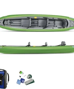GUMOTEX Kayak Gonflable Et Pack^Kayak gonflable Solar 019 Vert | 2 places