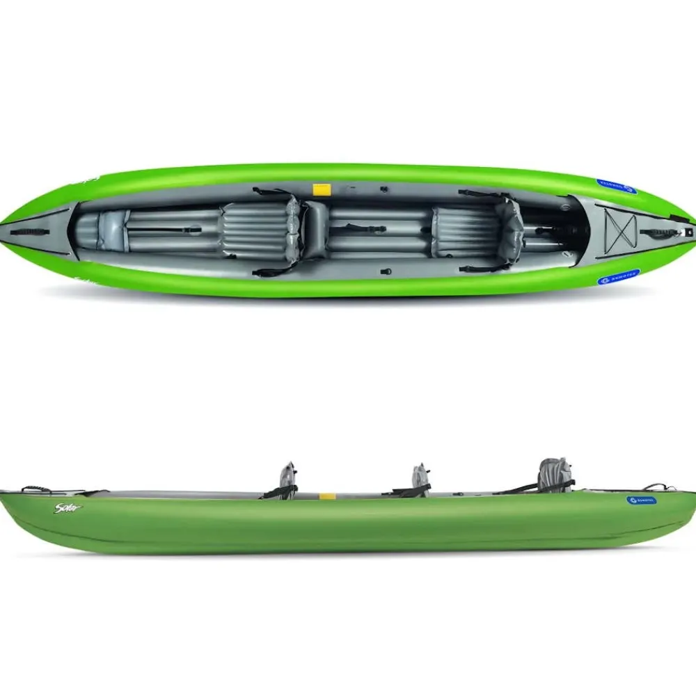 GUMOTEX Kayak Gonflable Et Pack^Kayak gonflable Solar 019 Vert | 2 places