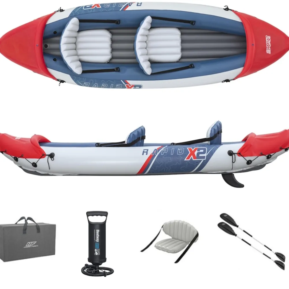 HYDRO-FORCE Kayak Gonflable Et Pack^Kayak gonflable Hydro Force Lite-Rapid X2