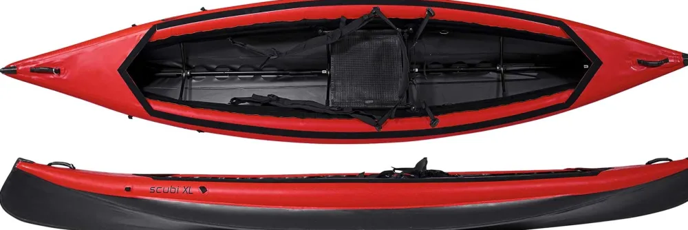 NORTIK Kayak Gonflable Et Pack^Kayak gonflable Scubi 1 XL Rouge