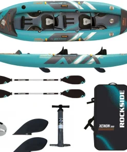ROCKSIDE Kayak Dropstitch|Kayak Gonflable Et Pack^Kayak gonflable PVC Xenon 380 2P