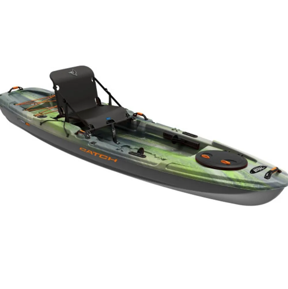 PELICAN SPORT Kayak De Pêche Rigide Et Pack^Kayak Pelican Catch Classic 120 Light Grey