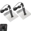 LECTROTAB Kit flaps Lectrolab 230X460 mm pelles Inox avec commutateur Joystick LED 12V