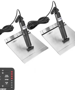 LECTROTAB Kit flaps Lectrolab 230X305 mm pelles Aluminium avec commutateur LED 12V