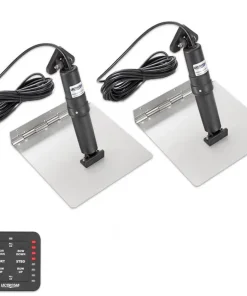 LECTROTAB Flaps^Kit flaps Lectrolab 230X305 mm pelles Inox avec commutateur LED 12V