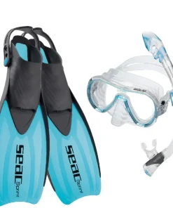 SEAC SUB Kits Palmes, Masques, Tubas^Kit snorkeling Palmes Masque Tuba Silicone Sprint Purge