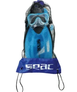 SEAC SUB Kits Palmes, Masques, Tubas^Kit snorkeling Palmes Masque Tuba Silicone Sprint Purge