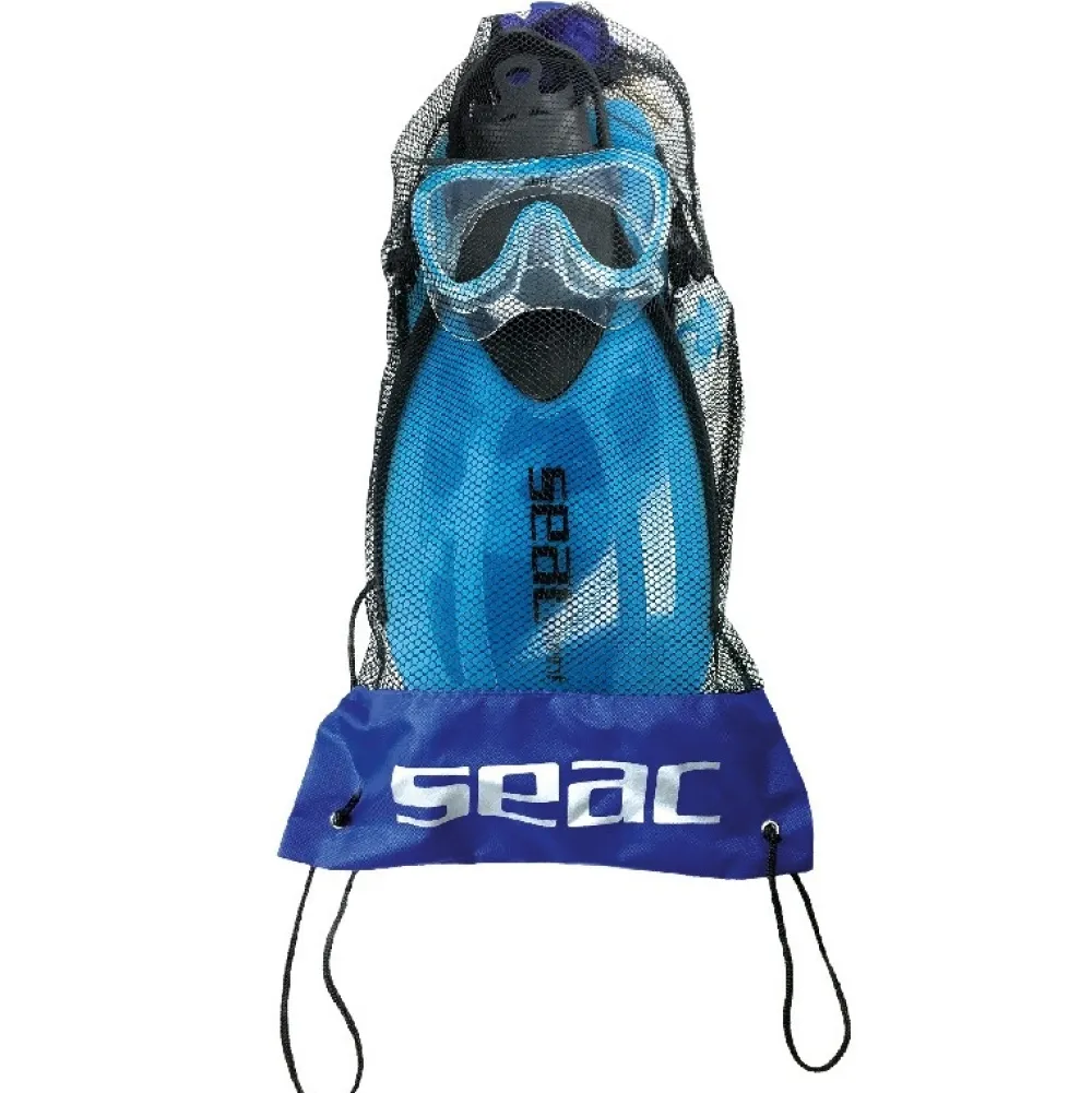 SEAC SUB Kits Palmes, Masques, Tubas^Kit snorkeling Palmes Masque Tuba Silicone Sprint Purge