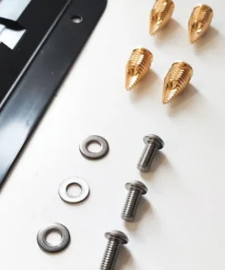 KAHE Accessoire Moteur Électrique^Kit support aileron à visser embarcation rigide en plastique rotomoulé