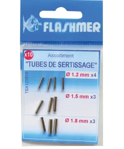 FLASHMER Kit Tubes de Sertissage 1,2-1,5-1,8 mm