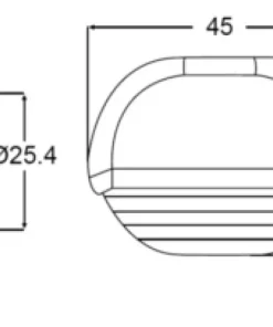 HELLA Eclairage Exterieur|Eclairage Intérieur^Lampe de coursive Marine plastique chromé