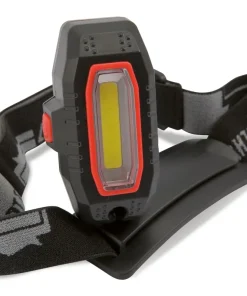 LINEAEFFE Lampe Frontale 3W Cob Led Rossa