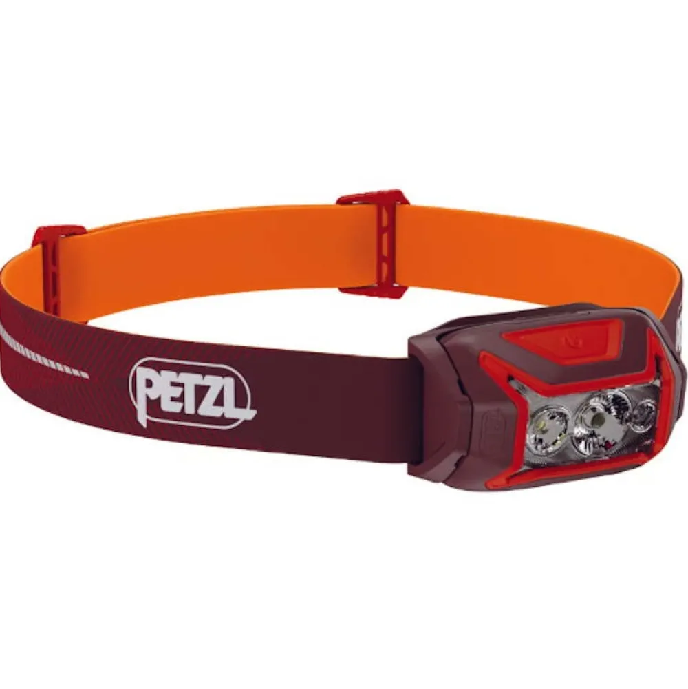 PETZL Lampe marine Frontale Actik Core Rouge
